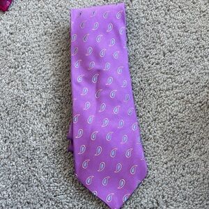 Charvet Lavender Paisley Tie
